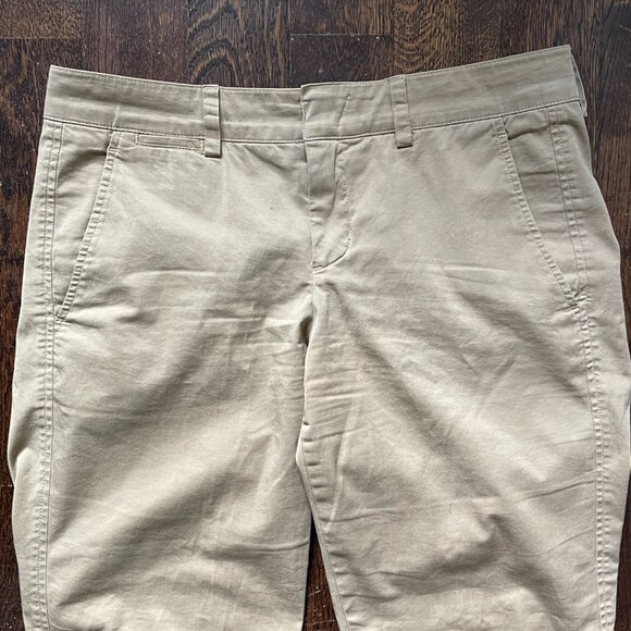 Vince Womens Classic Chino Stretch Khaki Mid Rise Pants-Size 6 - Picture 3 of 11